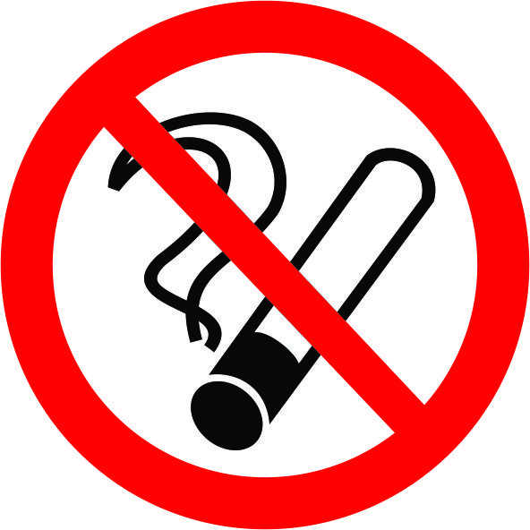 Placa: Pictograma Proibido Fumar