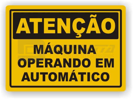 Placa: Ateno - Mquina Operando em Automtico
