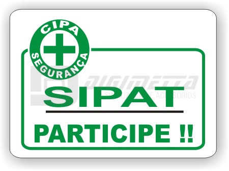 Placa: CIPA - Sipat - Participe