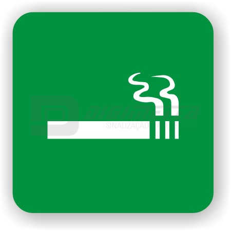 Placa: Pictograma de Permitido Fumar